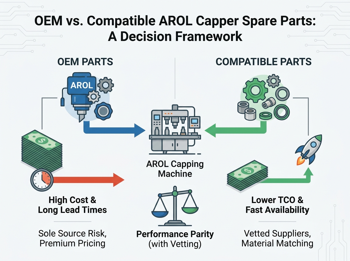 AROL Capping Machine Compatible Spare Parts